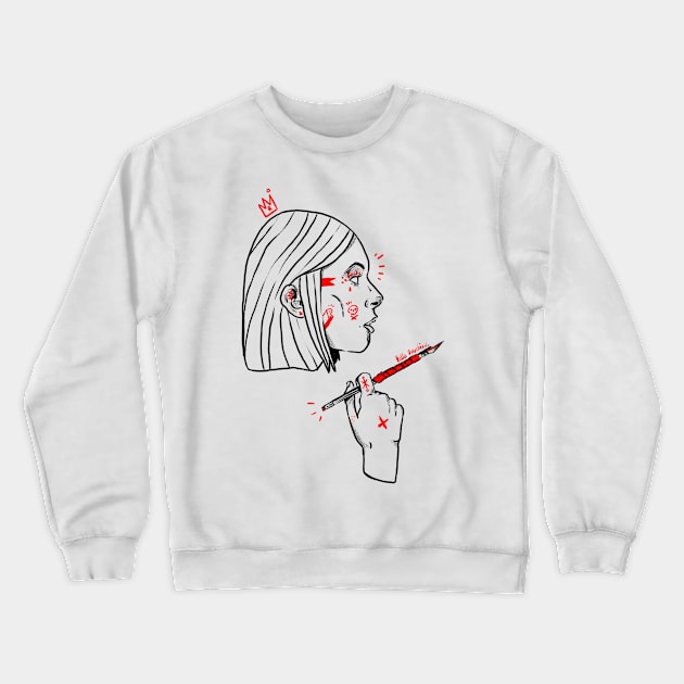 Wow Crewneck Sweatshirt by Reifus